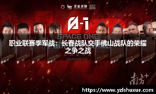 职业联赛季军战：长春战队交手佛山战队的荣耀之争之战